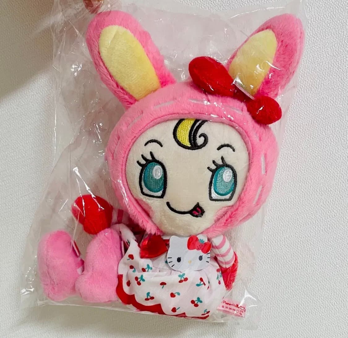 메조피아노 헬로키티 콜라보 3종 세트 (인형1 키링2) 상품이미지1