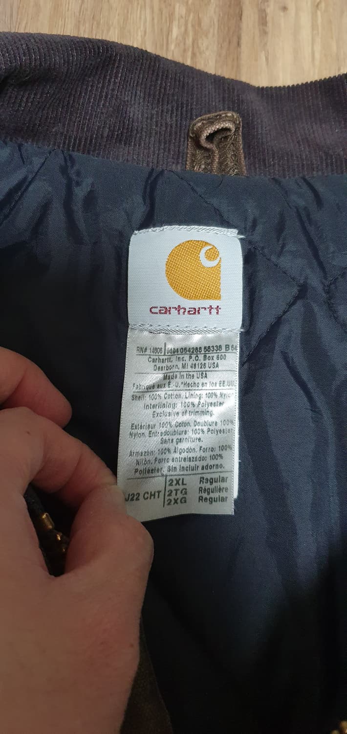 칼하트 j22 CHT 체스트넛 xxl 샌드스톤 아크틱 디트로이트 자켓 상품이미지8