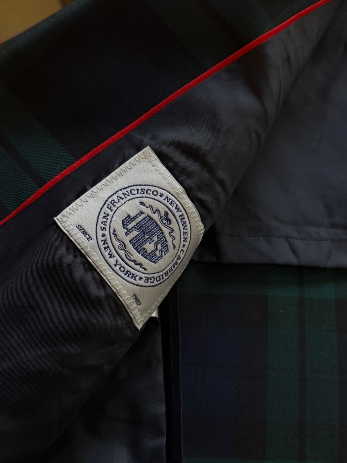 제이프레스 블랙와치 금장 블레이저 55~66 상품이미지5