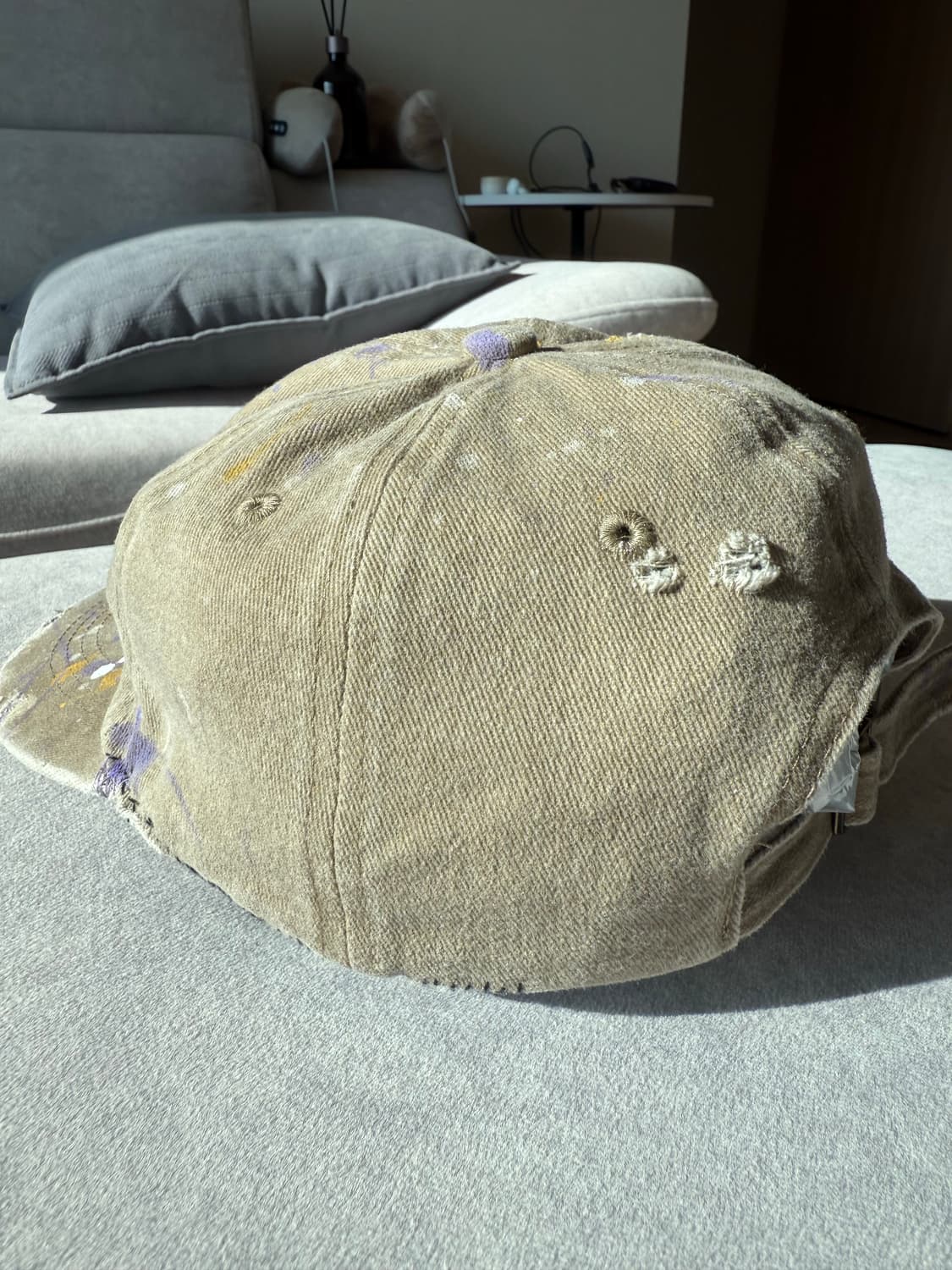 빈티지 디스트레스드 캡 상품이미지5