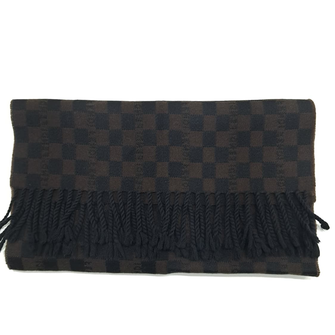 MX280 펜디 클래식 체크 Cronache 빈티지 울 목도리 머플러 상품이미지7