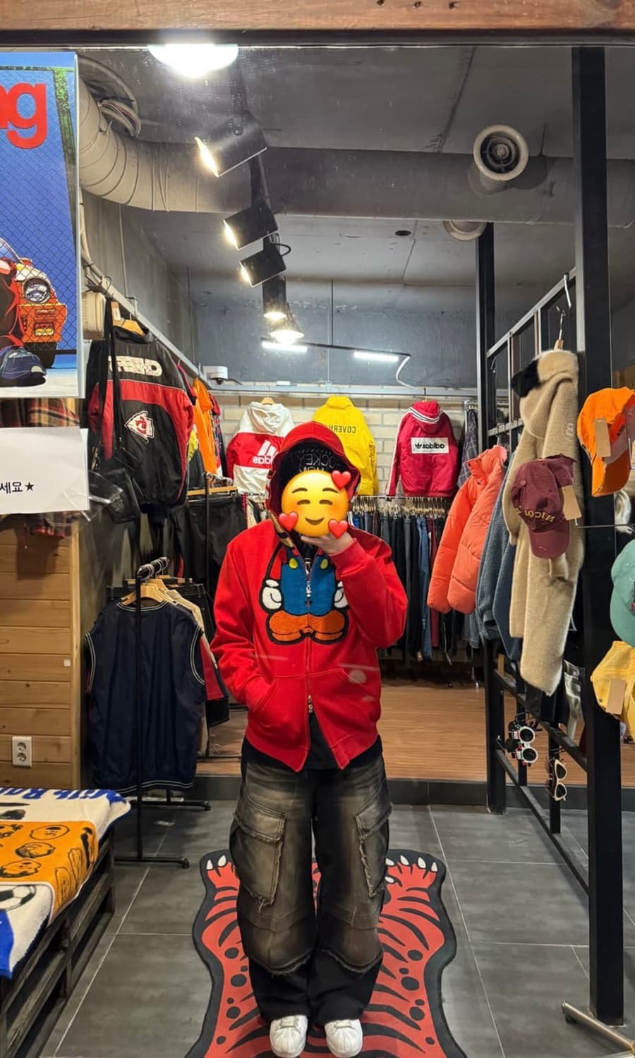 베이프 마리오 후드집업 상품이미지4