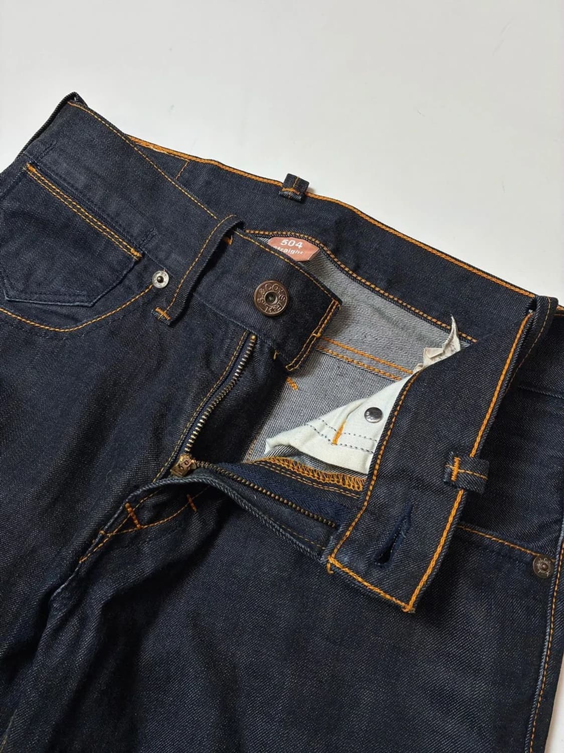 리바이스 504 스트레이트 생지 데님 팬츠 PN8965 상품이미지3