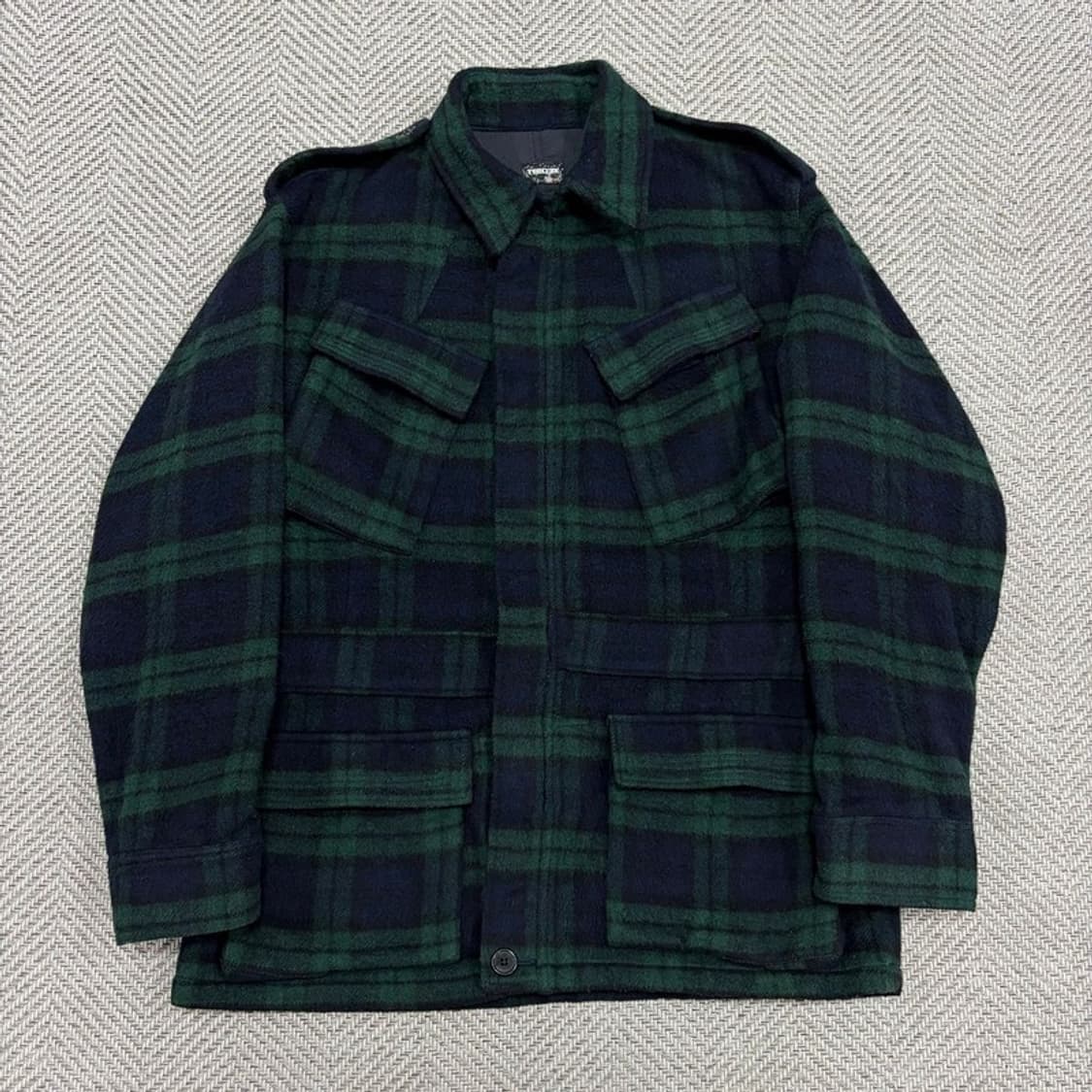 TRIDEX 울블렌드 체크 자켓 v3147 상품이미지1