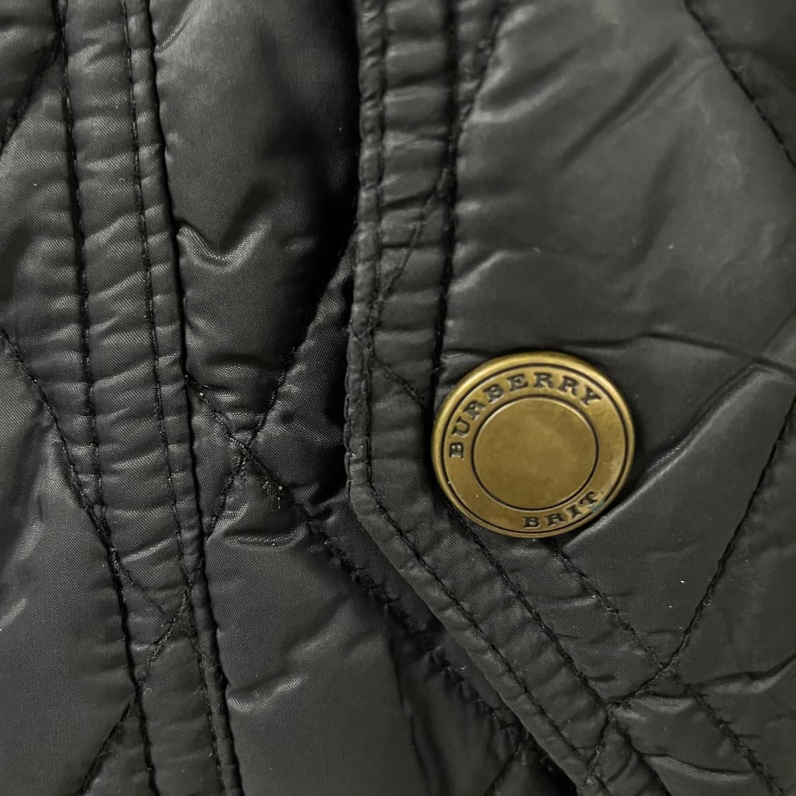 버버리 퀄팅 코트 블랙 M(W) 상품이미지5