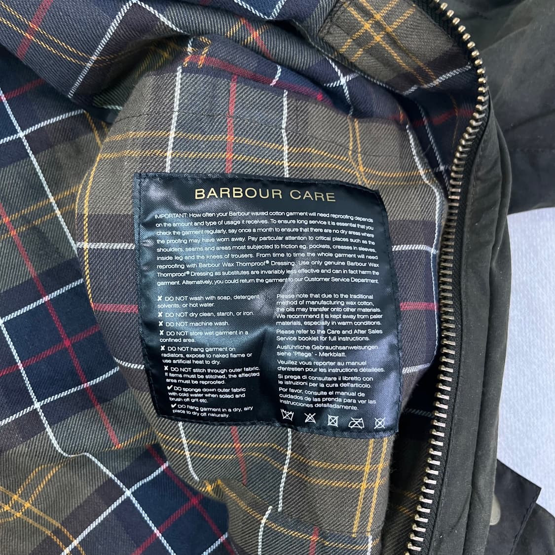 100 바버 뷰포트 올리브 자켓 상품이미지7