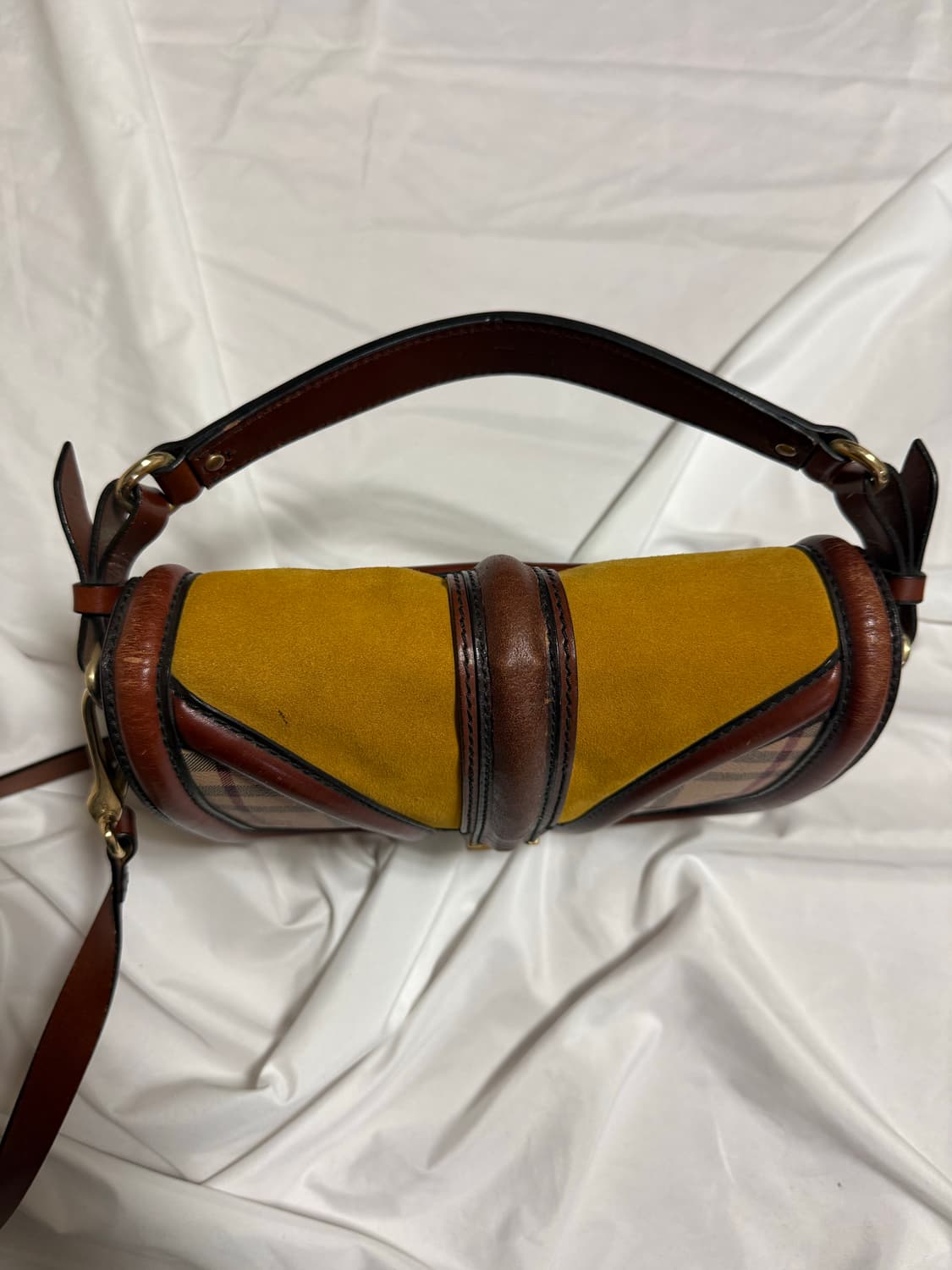 [OS] 버버리 헤이마켓 체크 캔버스 브릭필드 크로스바디백 상품이미지7