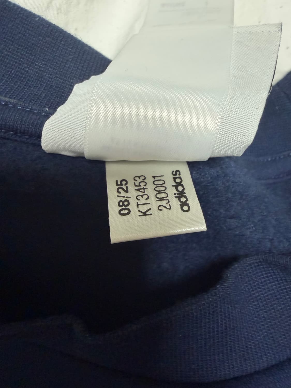 아디다스 x 오아시스 투어 오버사이즈 크루 나이트 인디고 - KR 사이즈 상품이미지3