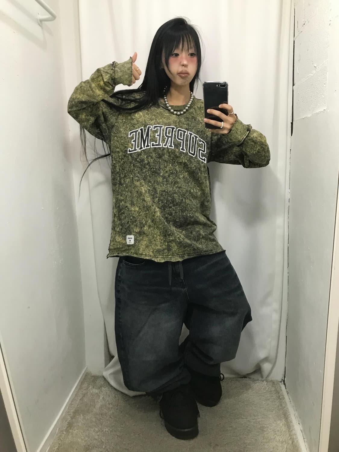 Supreme Damage Logo L/S 상품이미지3