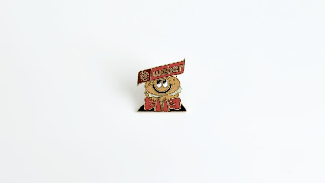 맥도날드 빈티지 크루 핀뱃지 라펠핀 ‘Weber Burger’ 상품이미지2
