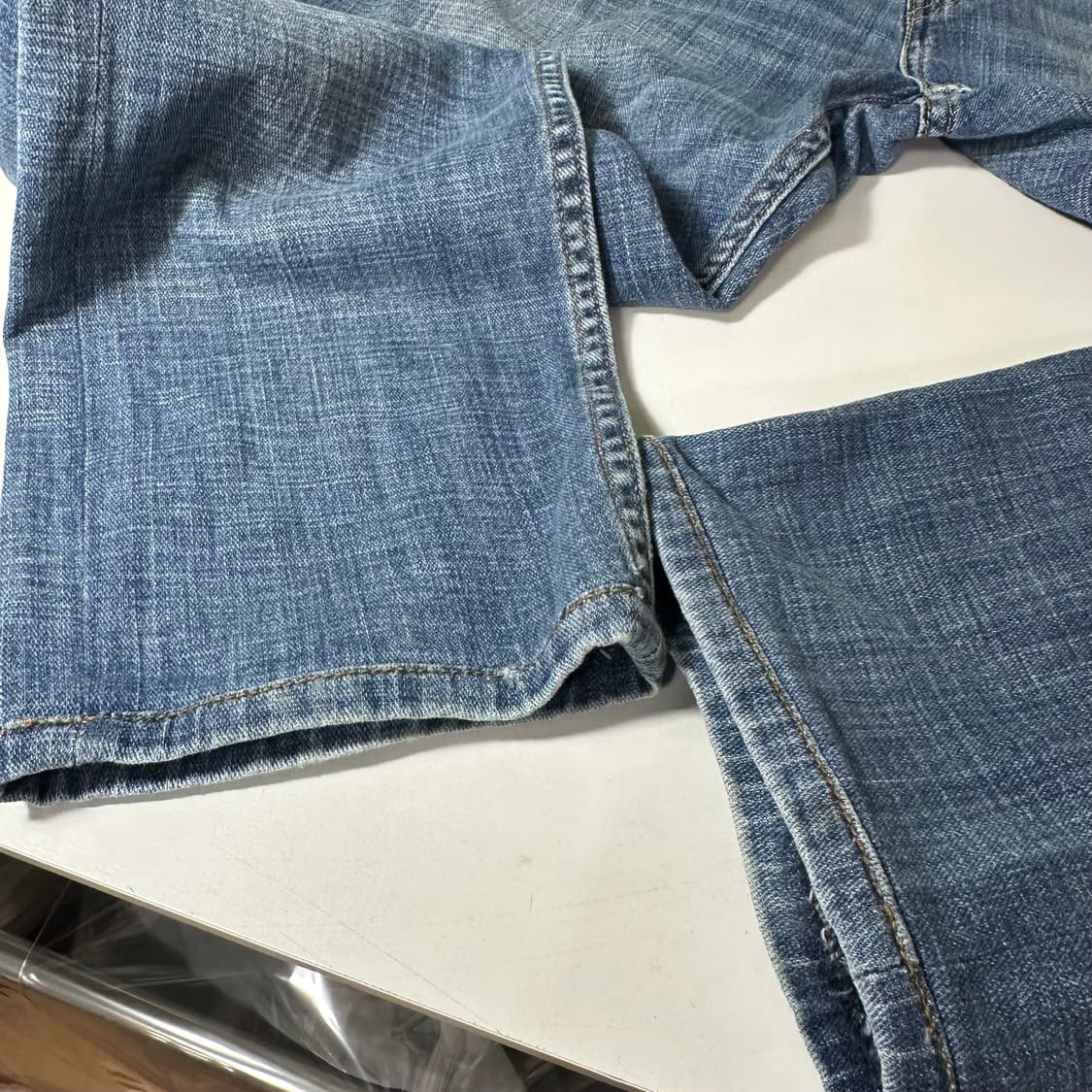 M-L 리바이스502 레귤러핏 빈티지 중청워시드 데님팬츠 청바지 상품이미지5