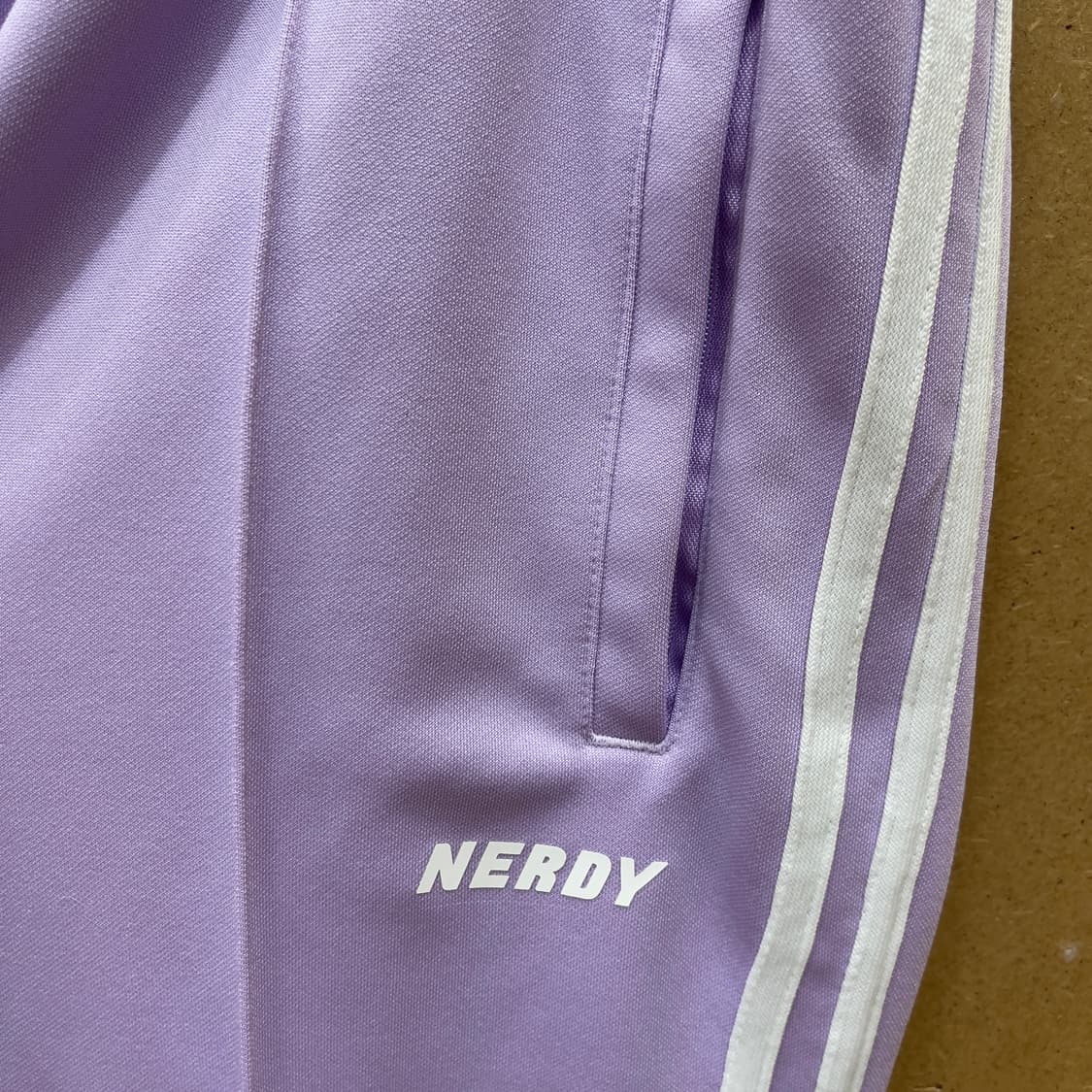 널디 트랙수트 셋업(연보라/화이트) 상품이미지8