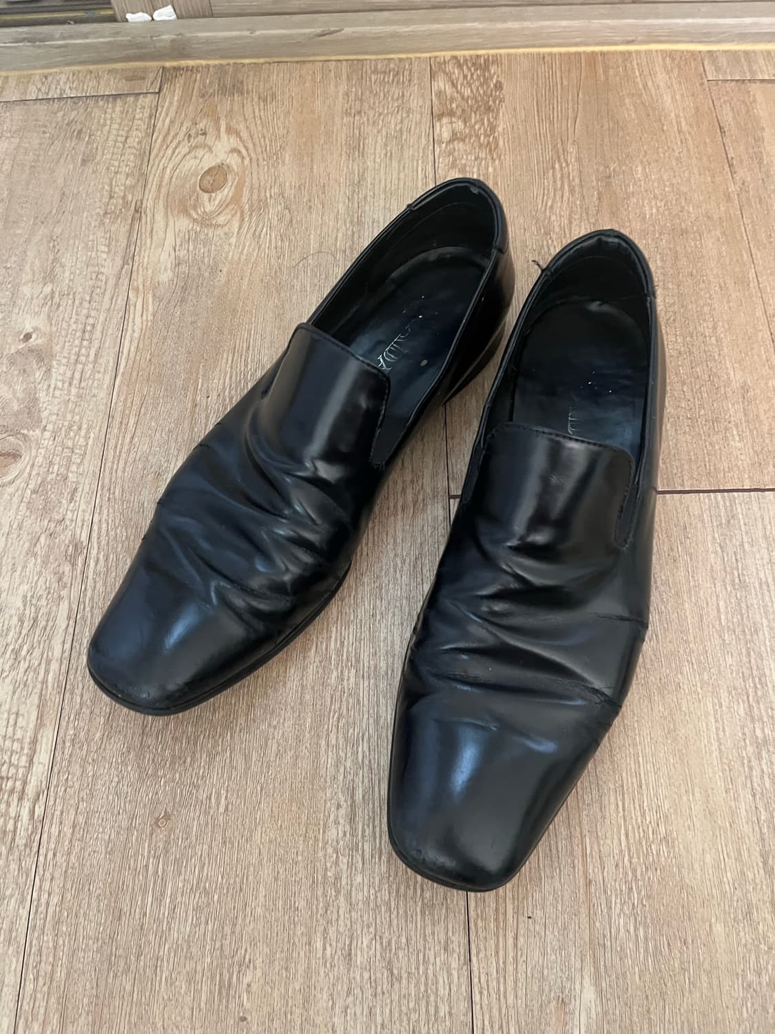 프라다 레더 로퍼 uk8.5 상품이미지1