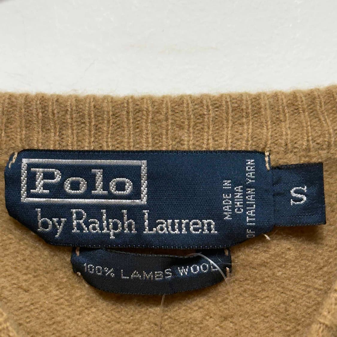 폴로 랄프로렌 램스울 브이넥 니트 상품이미지4