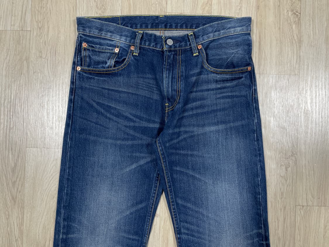 32) 00's 리바이스 매장판 502 일자핏 워싱 데님팬츠 상품이미지5