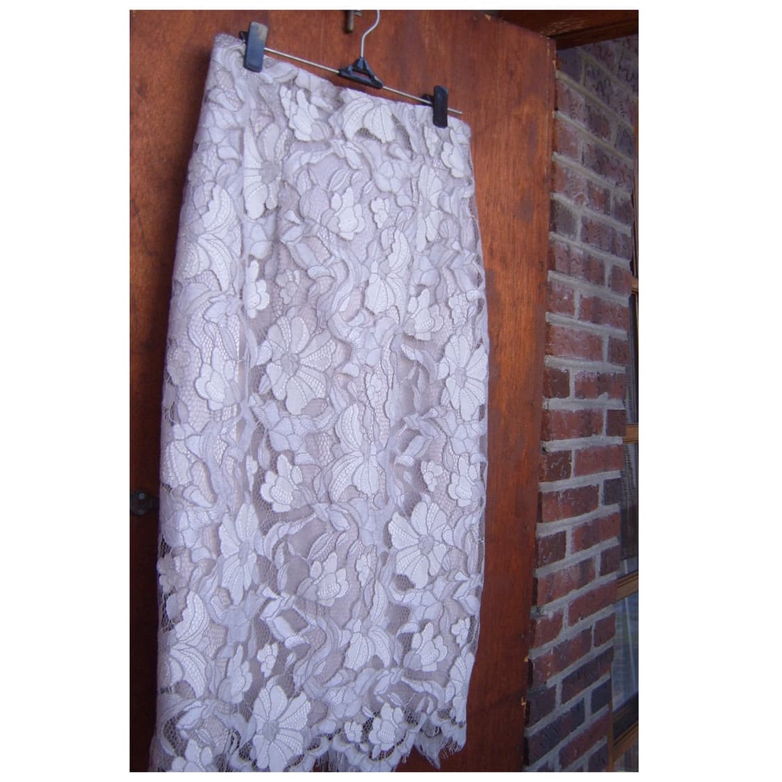 Floral Lace Midi Skirt 상품이미지4