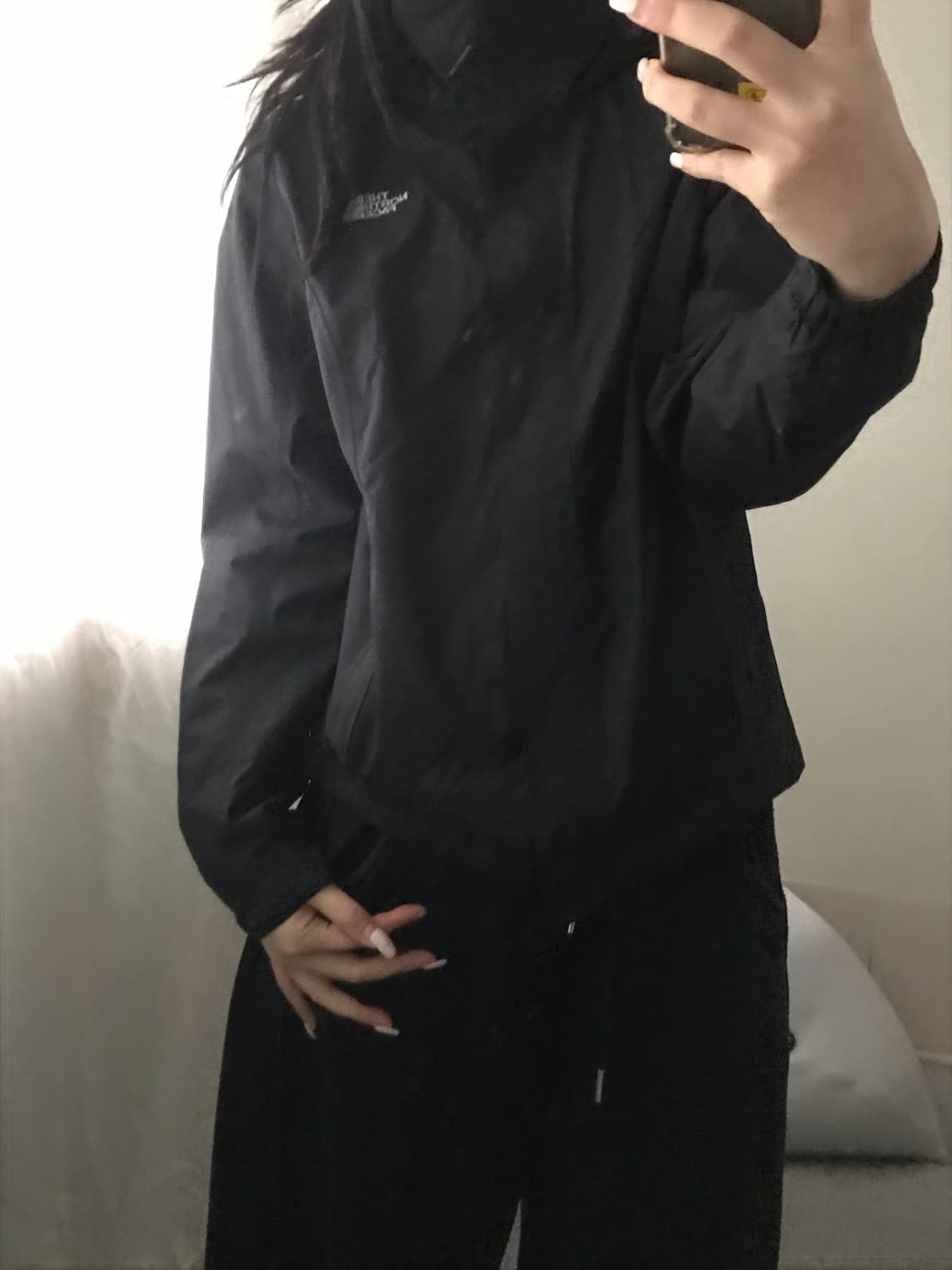노페 블랙 윈드브레이커 상품이미지4