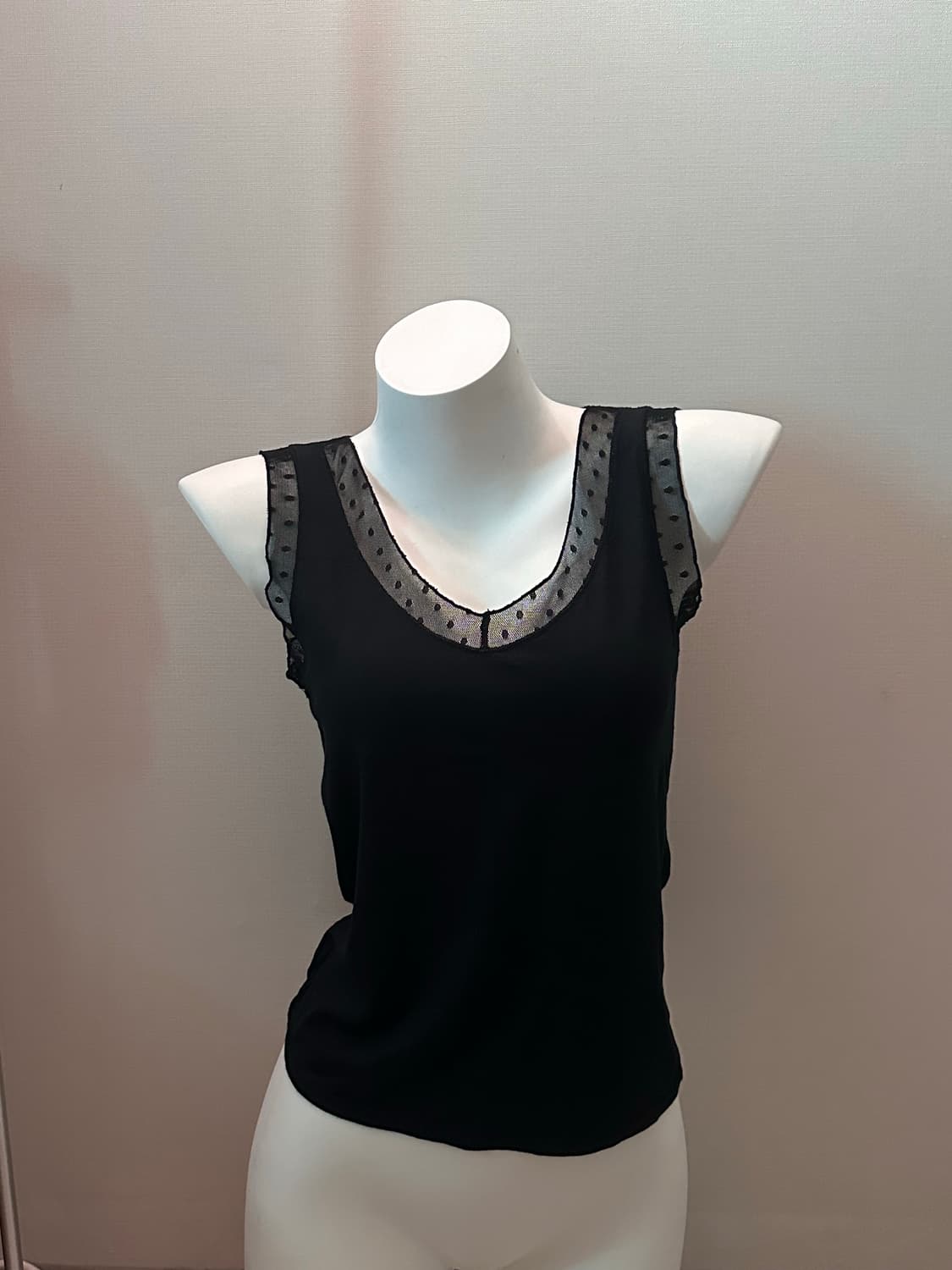 빈티지 도트 슬리브리스 상품이미지2