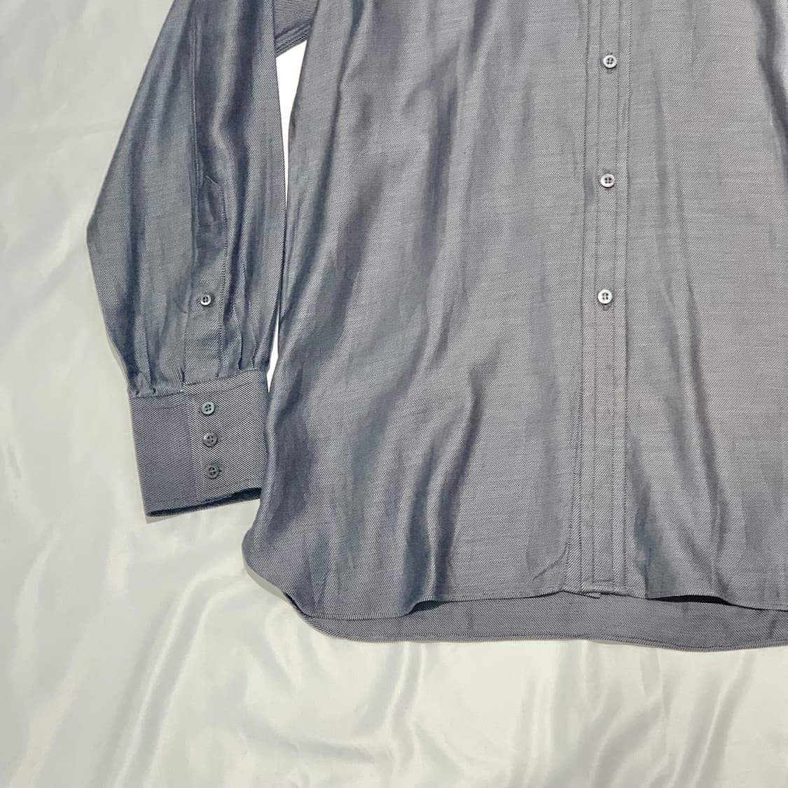 Gucci Charcoal Herringbone Shirt 구찌 해링본 상품이미지3