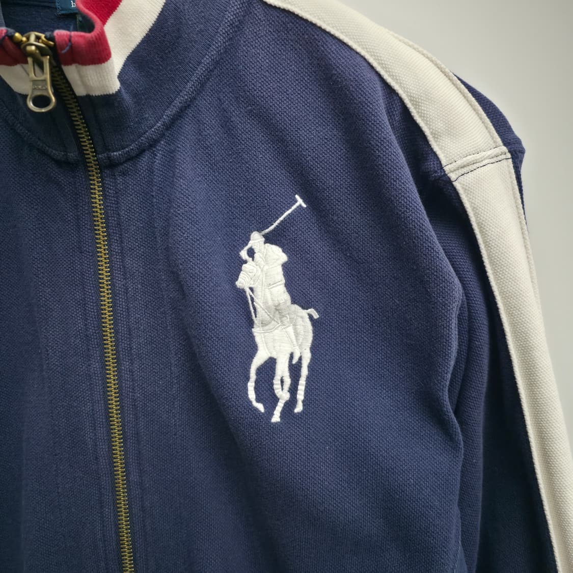[M] 폴로 랄프로렌 네이비 빅포니 트랙 자켓 상품이미지4