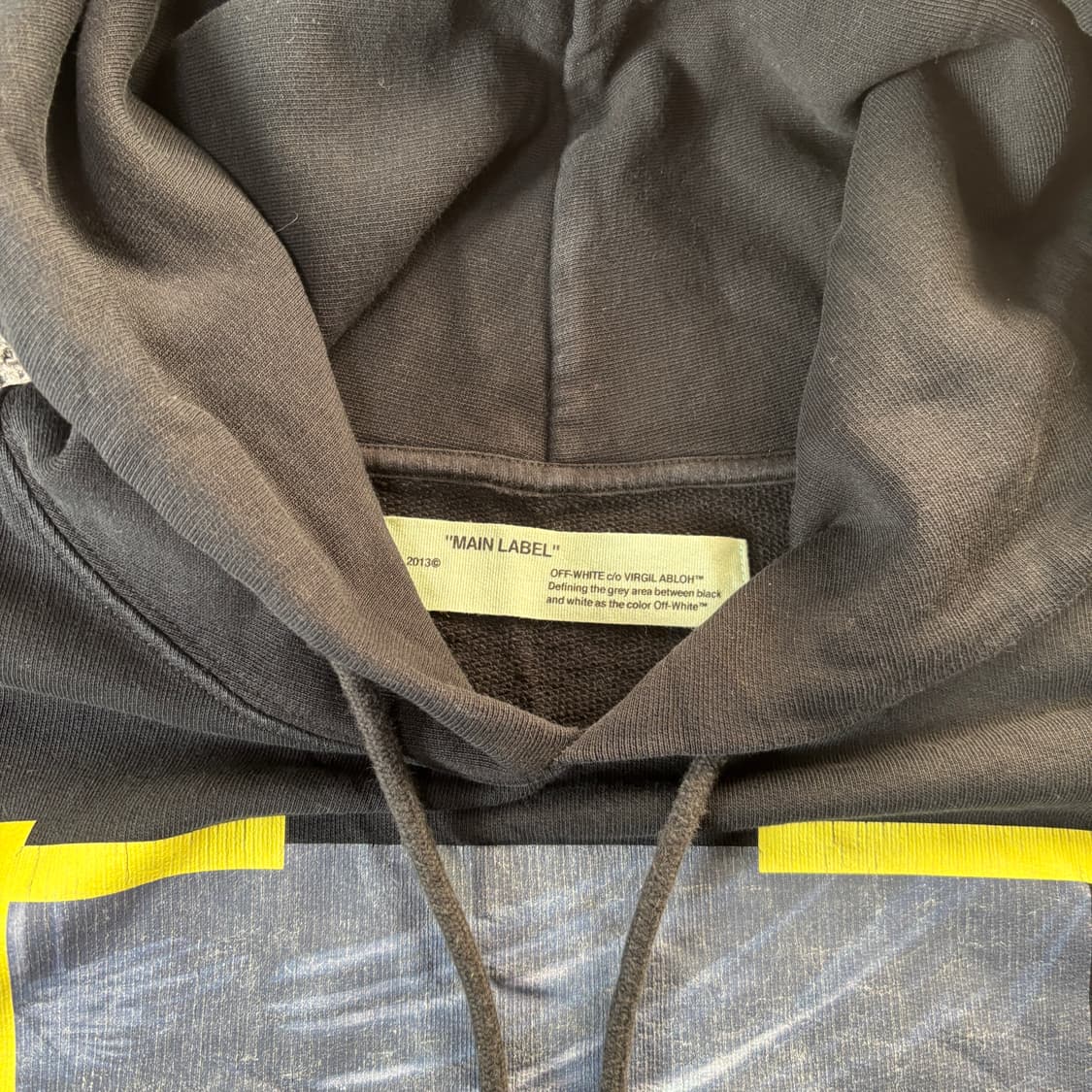 오프화이트 카라바조 후드티 (L) 상품이미지4