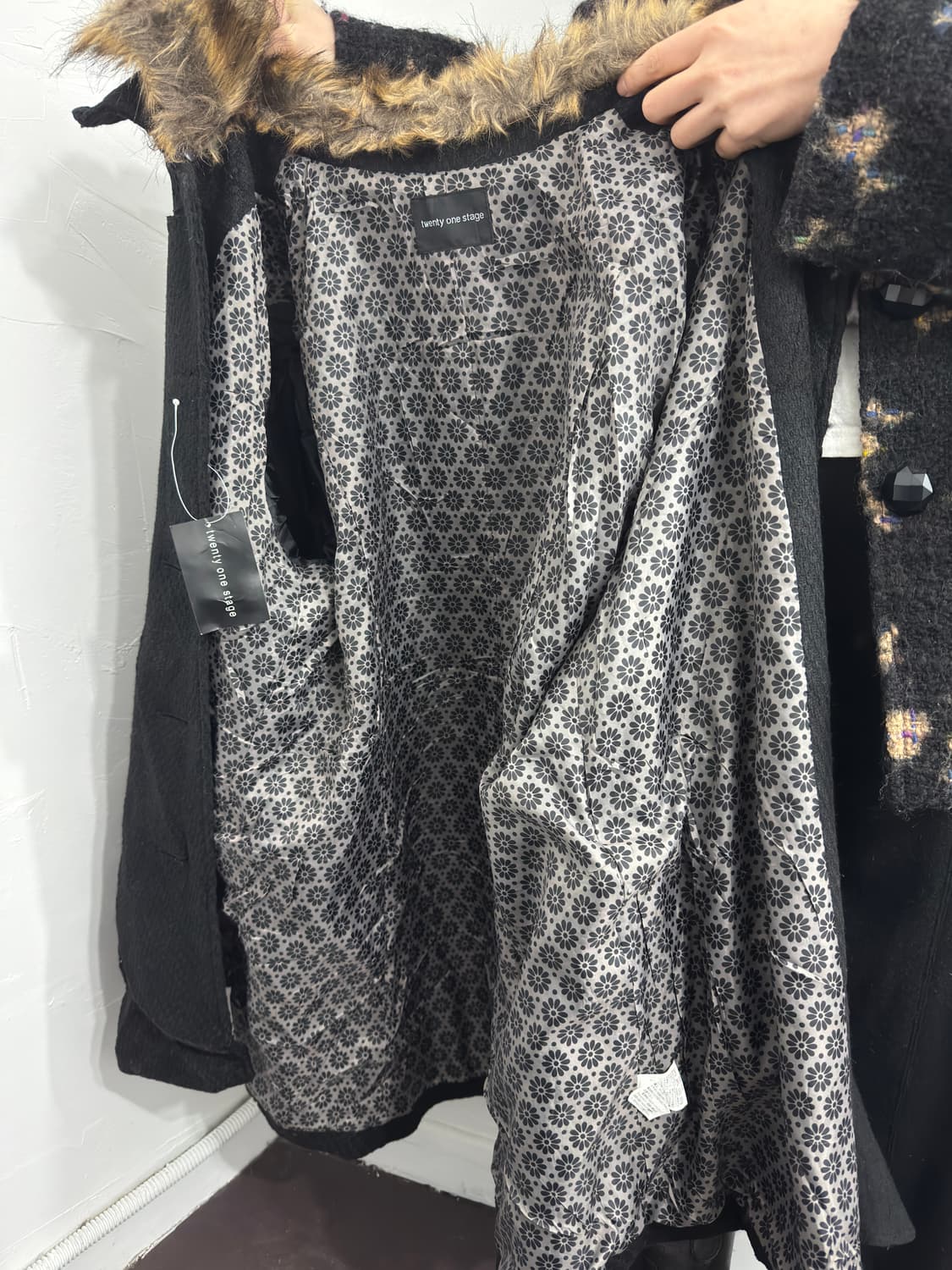 21stage fur detail coat 상품이미지6