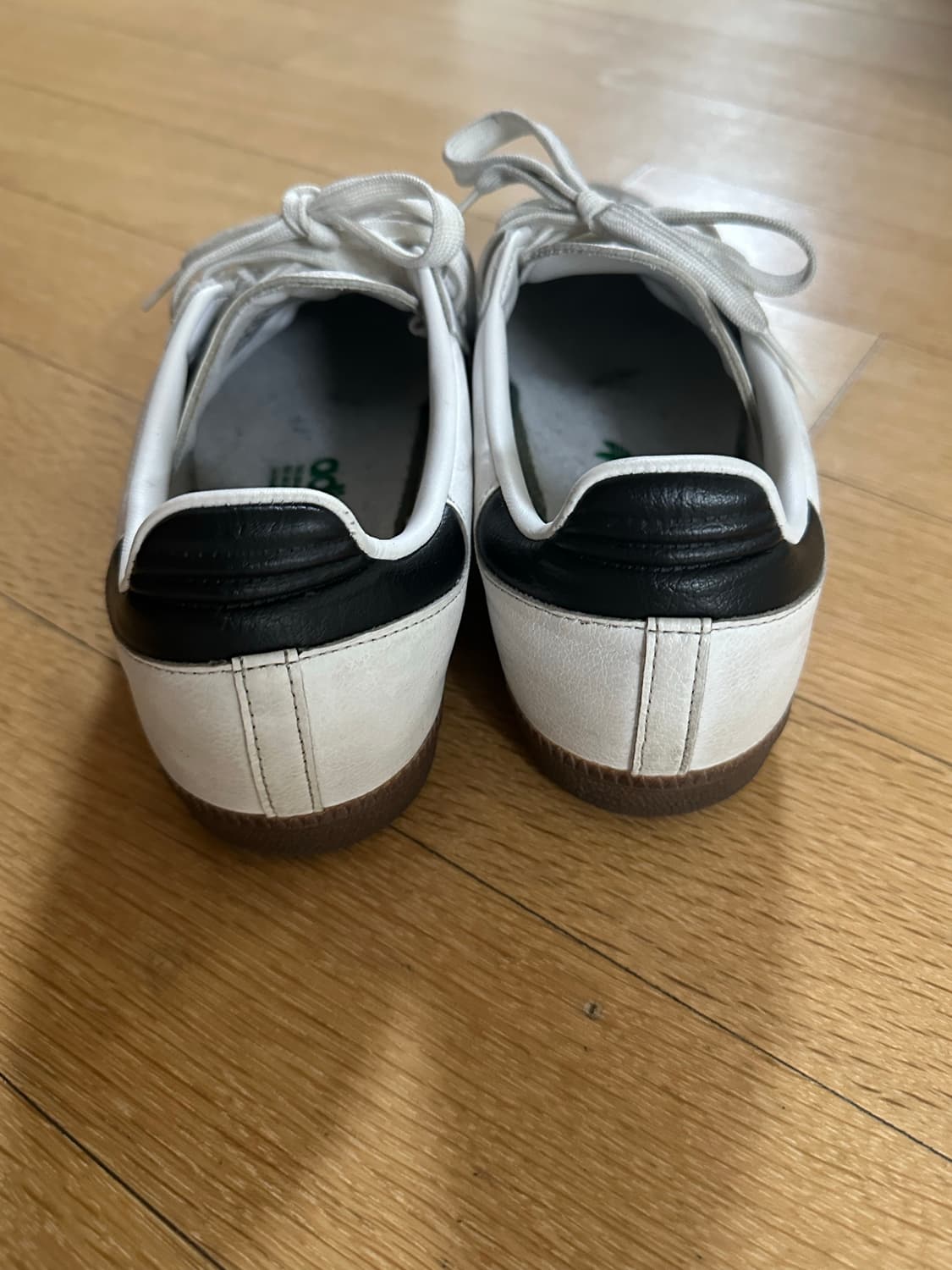 아디다스 삼바 비건 화이트 블랙 245 상품이미지6