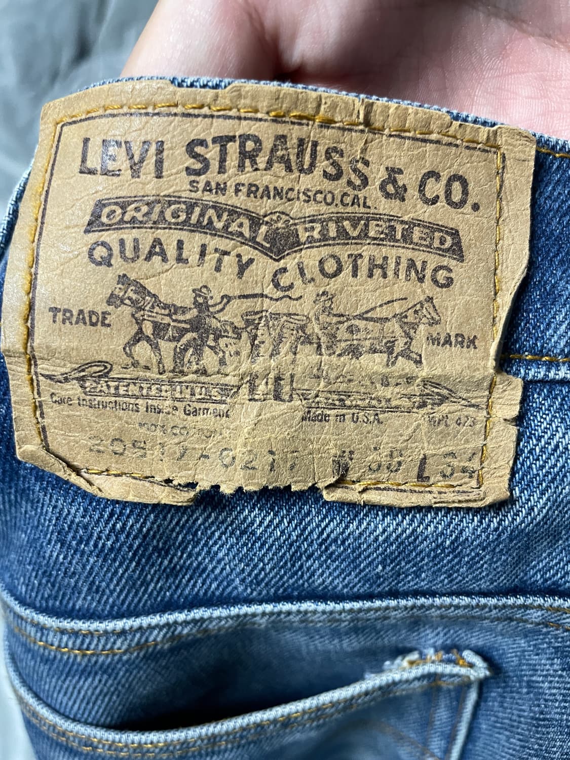 80s 리바이스 517 38x34 상품이미지7
