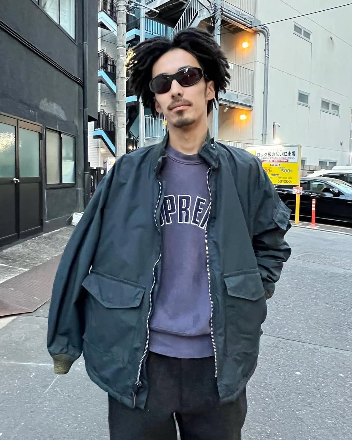 슈프림 90s 아크로고 크루넥 블랙 상품이미지9