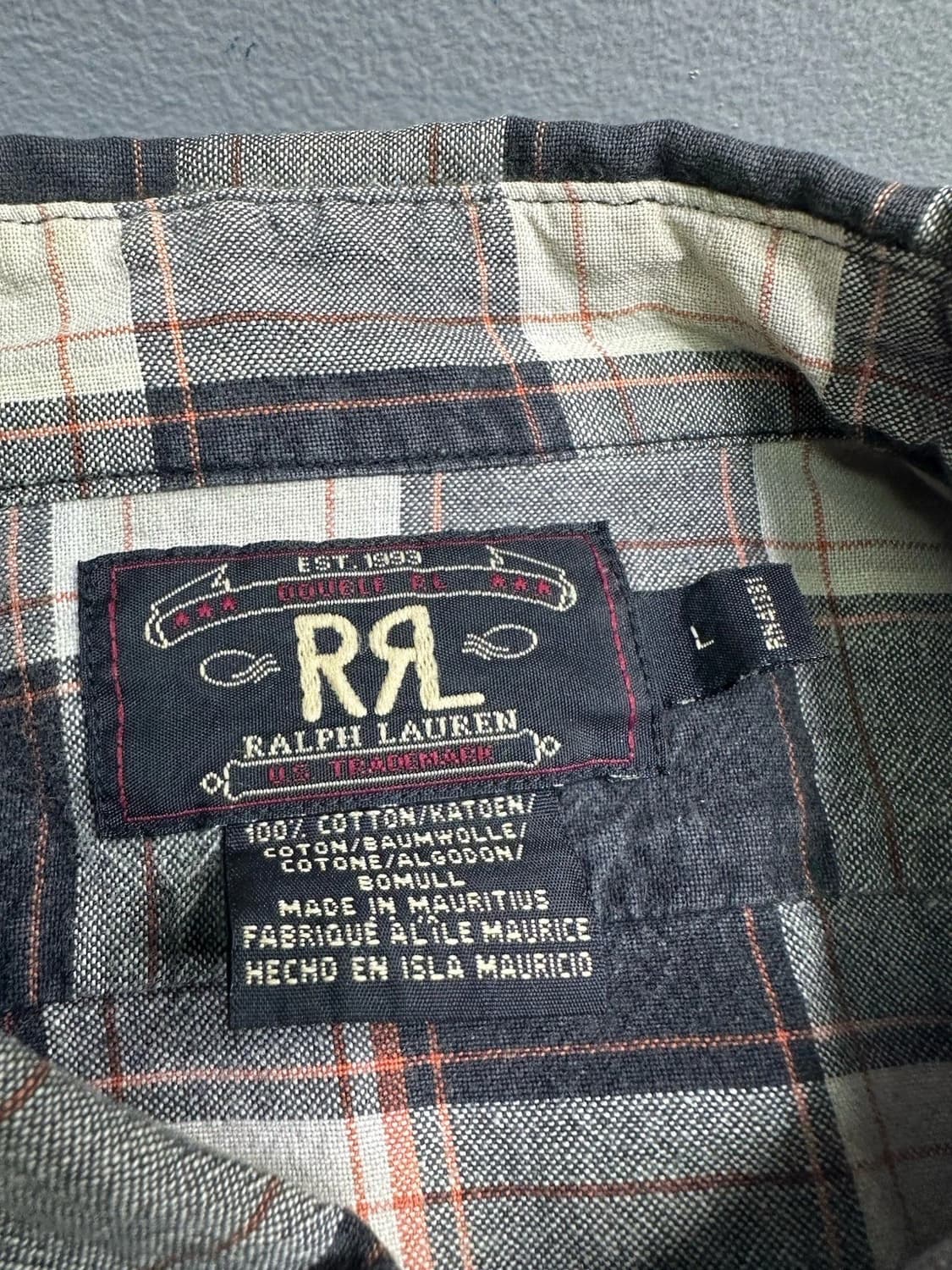 RRL 더블알엘 헤비 플란넬 워크셔츠 상품이미지3