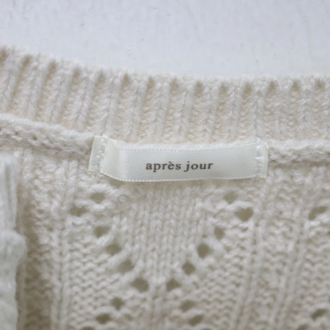 APRES JOUR 니트 슬리브리스 63060 상품이미지9