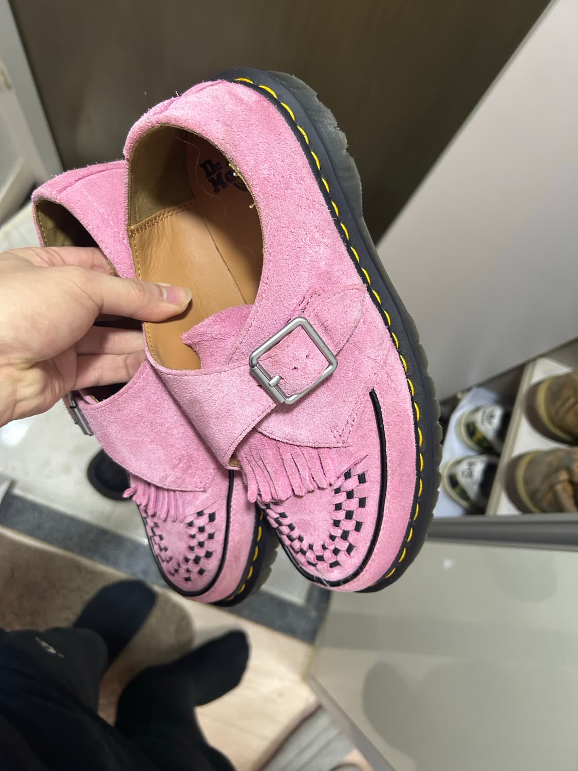 닥터마틴 램지 몽크 스웨이드 핑크 상품이미지6