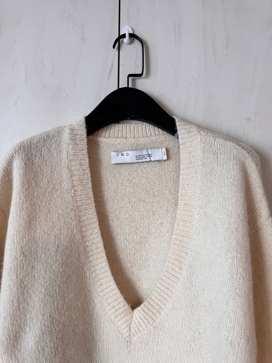 IRO 새상품 컨디션 Mylo 아이보리 레이스업 니트 S(55,66사이즈 상품이미지10