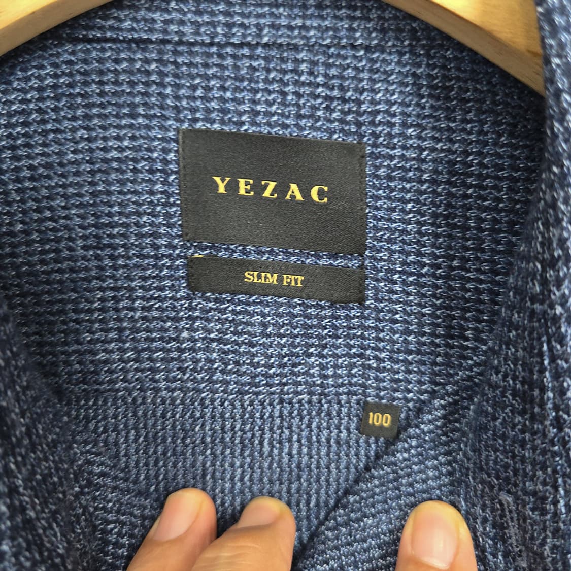 택달린 새제품) 남성 예작 YEZAC 겨울 긴팔 셔츠 100 상품이미지6