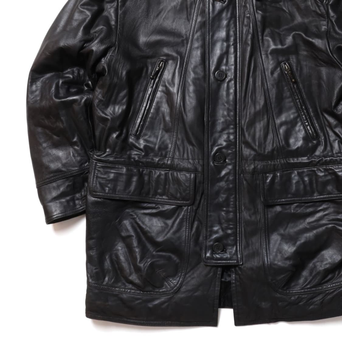 90's 노티카 nautica Lambskin Jacket   상품이미지3