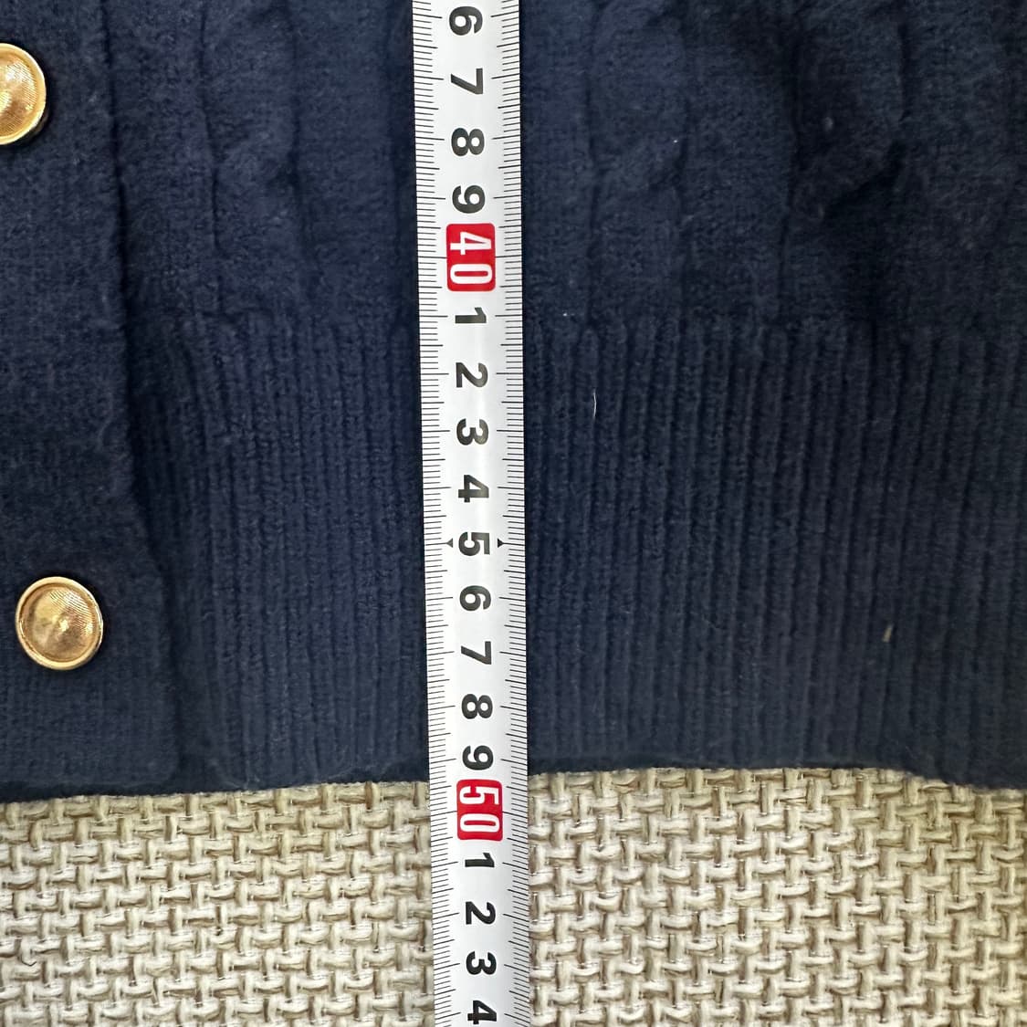 F 로라로라 브이넥 케이블 가디건 0429D 상품이미지6