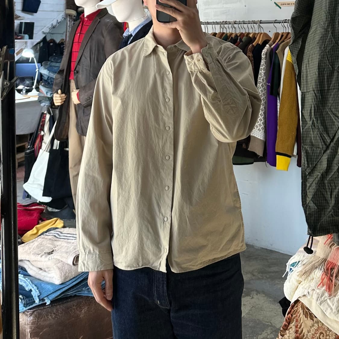 (착용컷) YAECA 컴포트 셔츠 (남성용 100) 상품이미지3