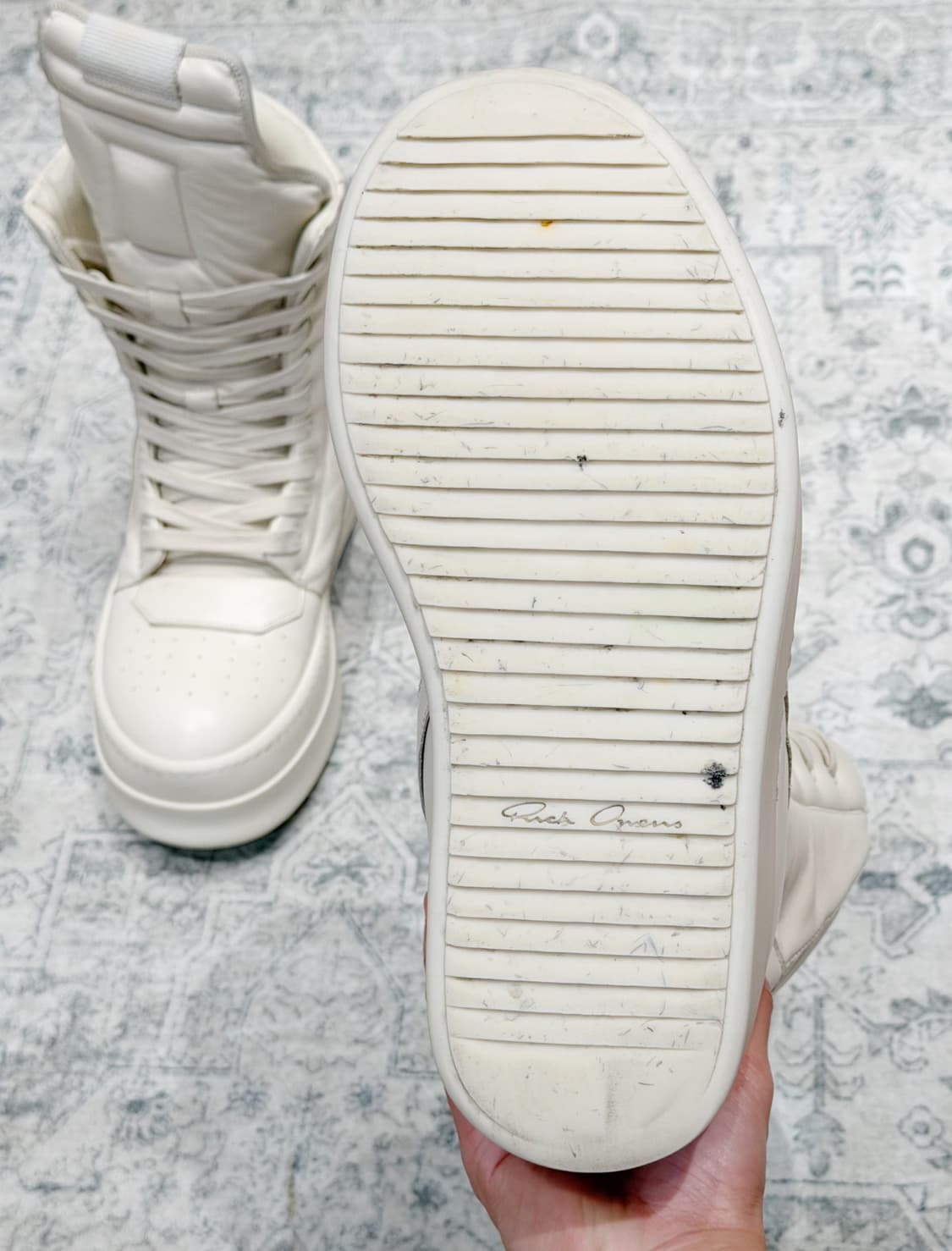 릭오웬스 메가 지오바스켓 밀크 42 상품이미지7