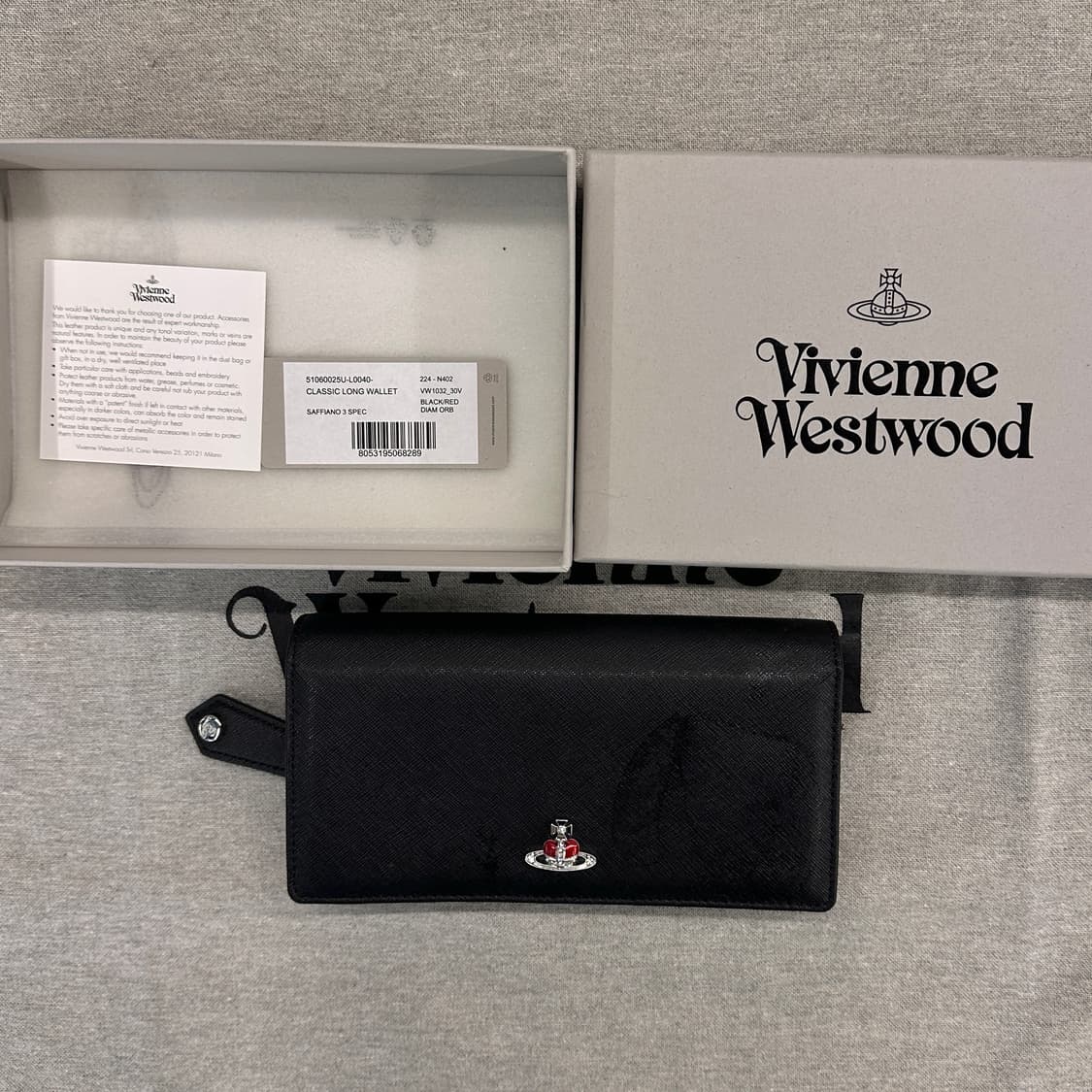비비안웨스트우드 오브 사피아노 가죽 장지갑 상품이미지10