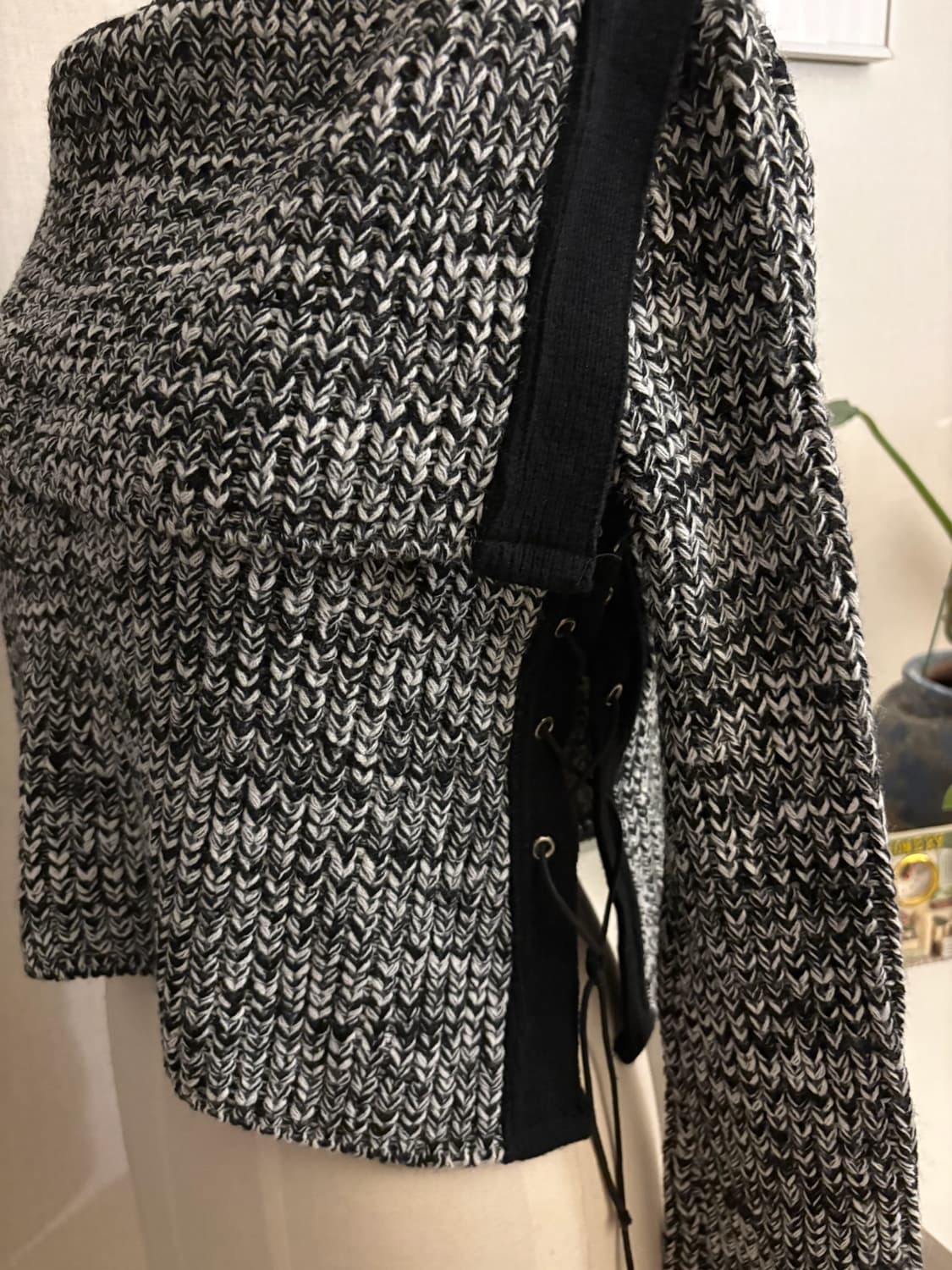 Zone bleue knit sleeve 상품이미지4