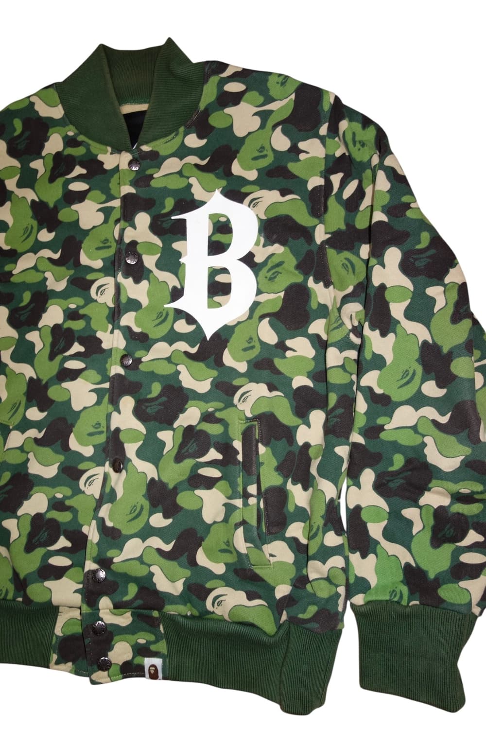 베이프 00s OG 카모 바시티 자켓 상품이미지3