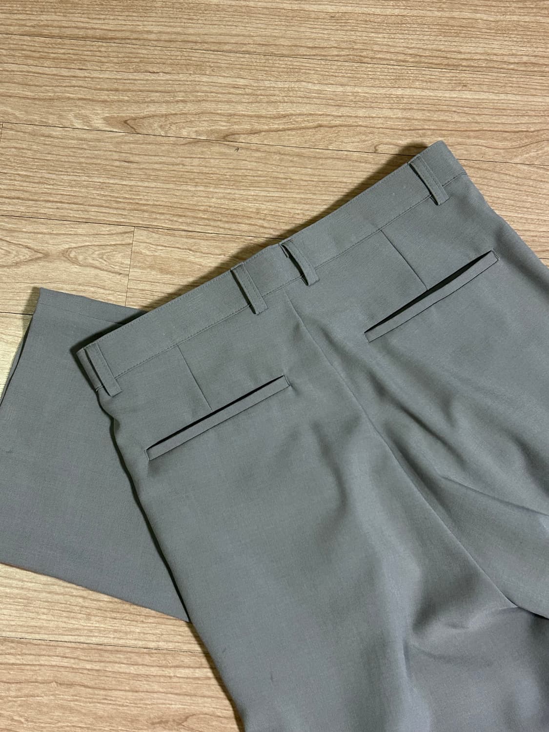 리버스 원턱 와이드 슬랙스(코코아브라운/S) 남자남성팬츠쿠어르아르수아레 상품이미지8