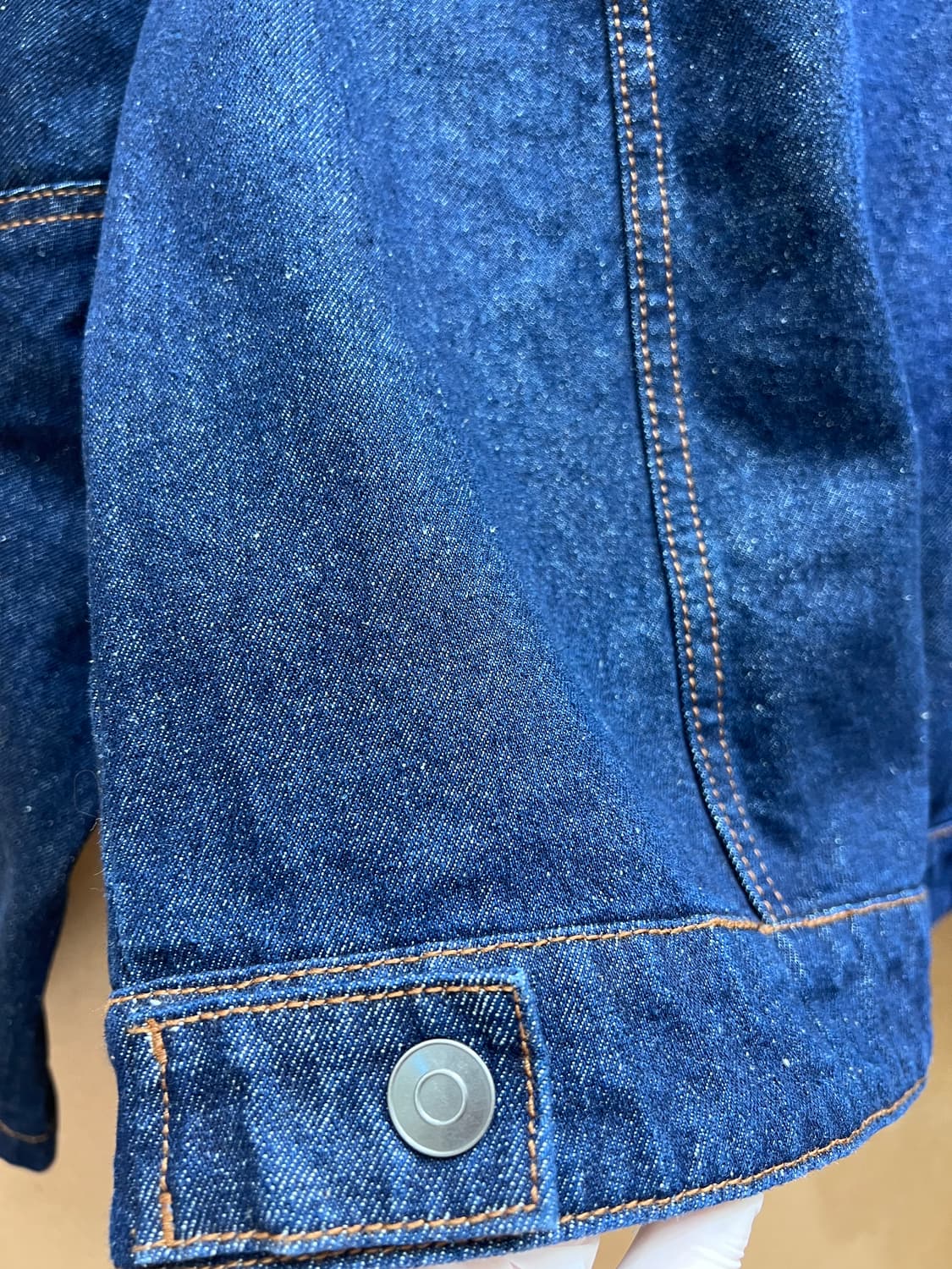 널디 유니 NY 데님 바이커 자켓(남녀공용) 상품이미지8