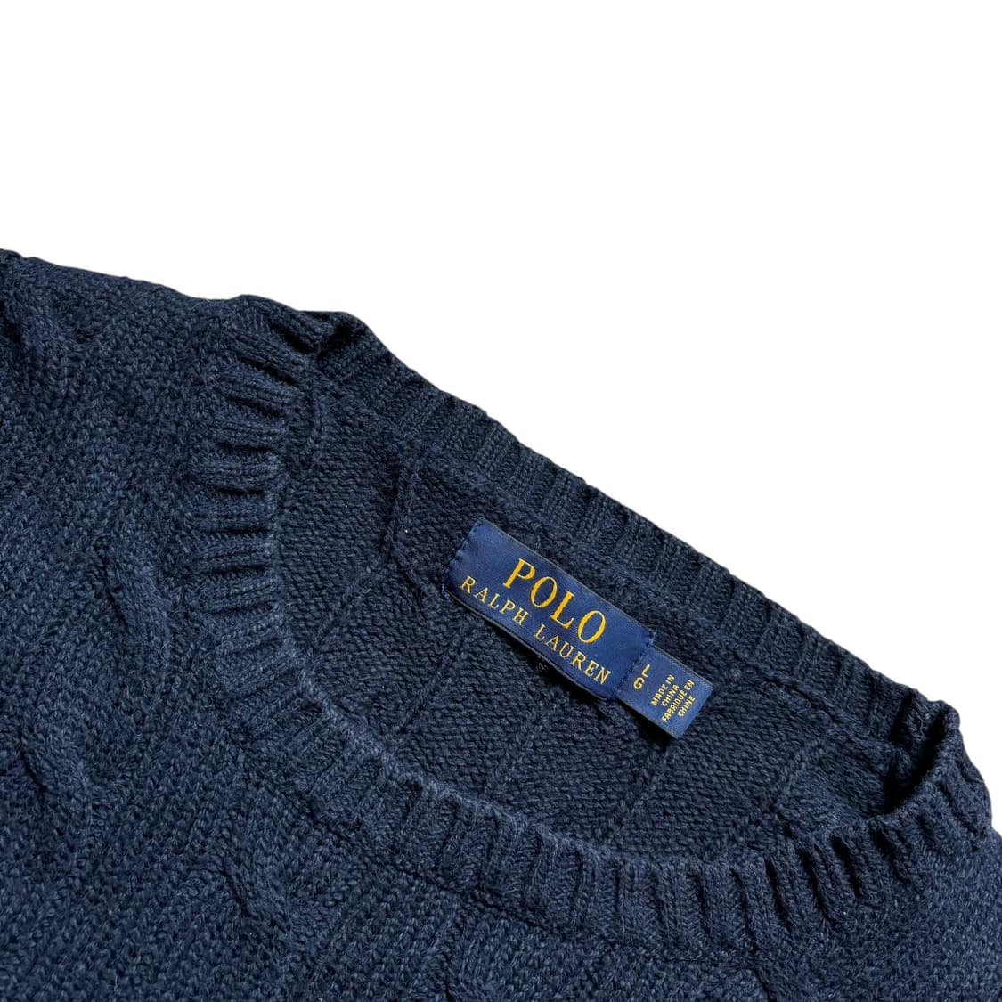 폴로 꽈배기 니트 상품이미지3