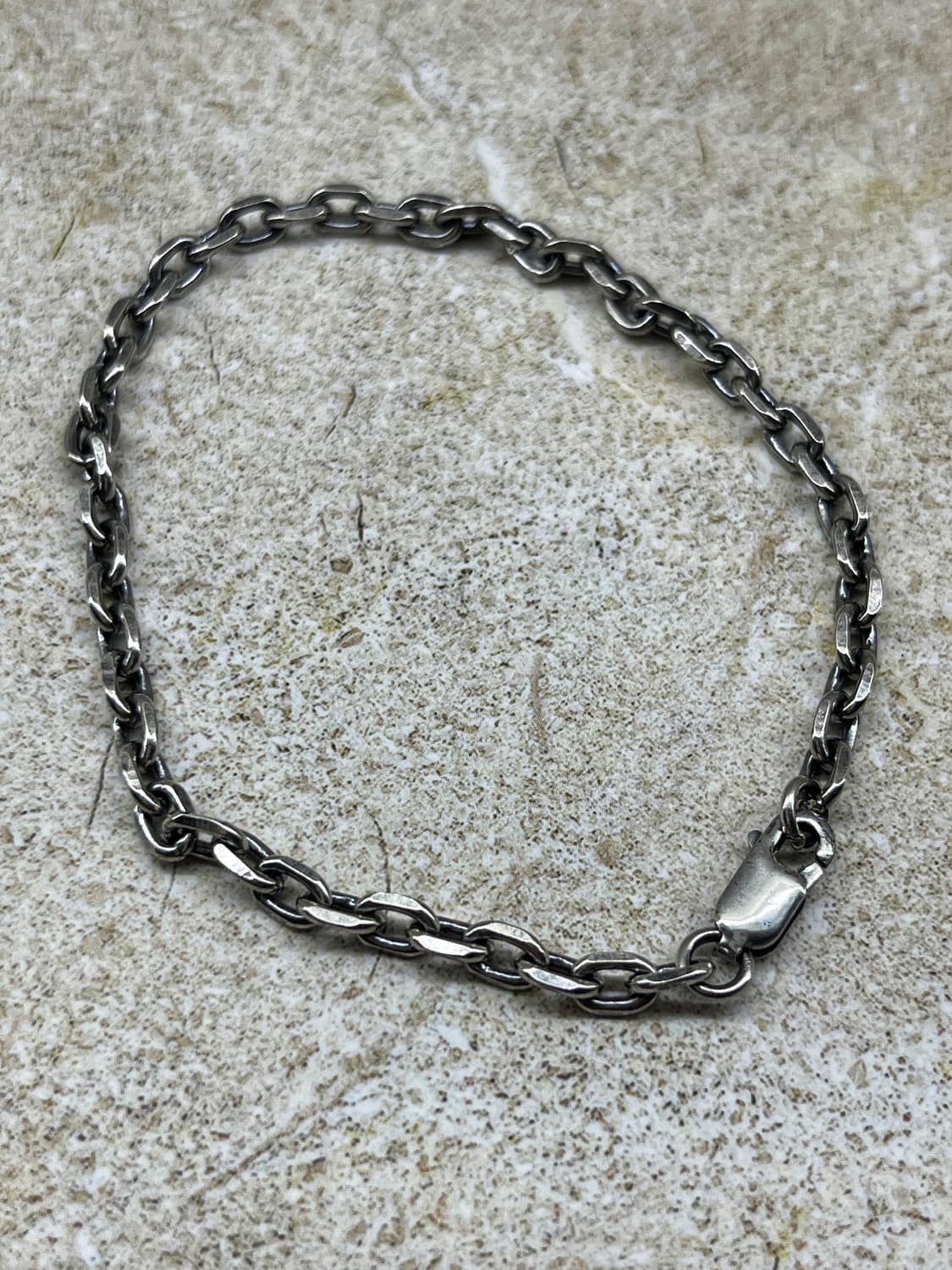 빈티지 노트링크 체인팔찌 4mm 상품이미지2