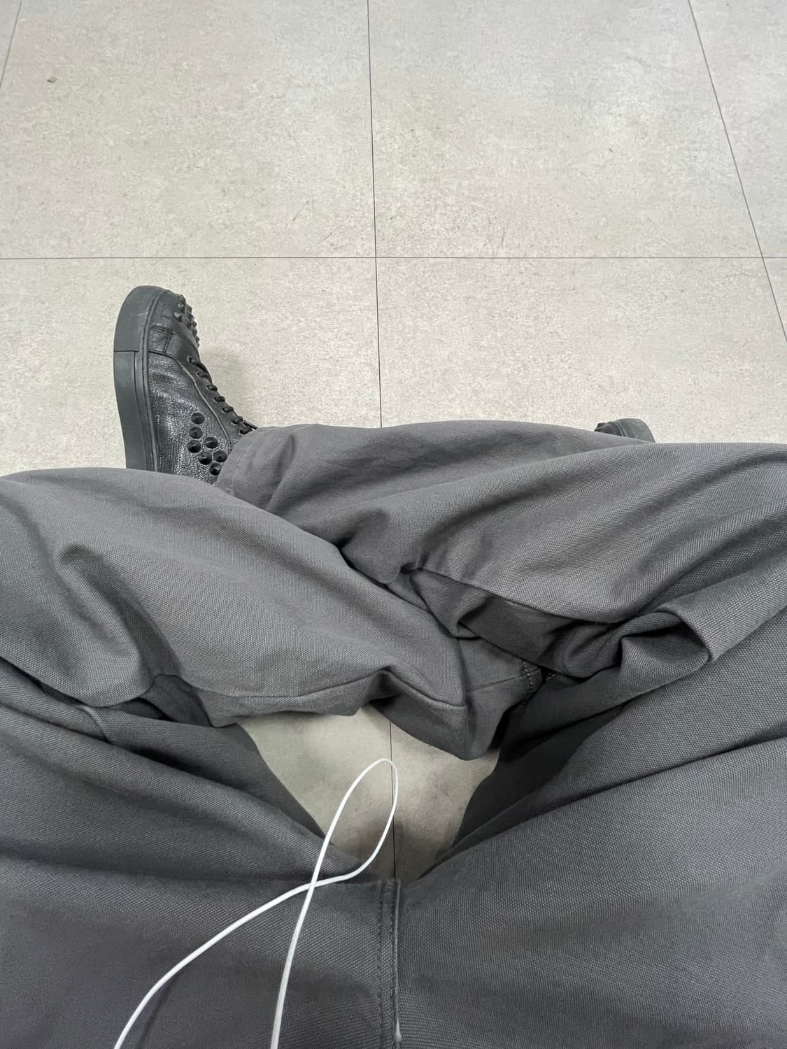 요지야마모토 뿌르옴므 스터드 스니커즈 275 상품이미지7