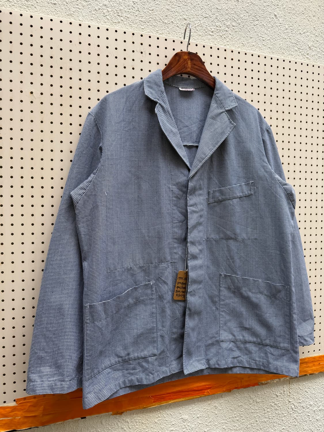 70,80s Ets.BRAGARD HOUNDTOOTH 프렌치워크자켓 상품이미지6