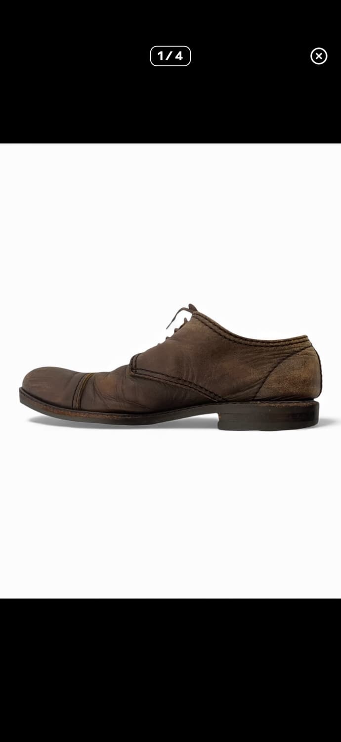 vintage washing derby shoes 상품이미지1