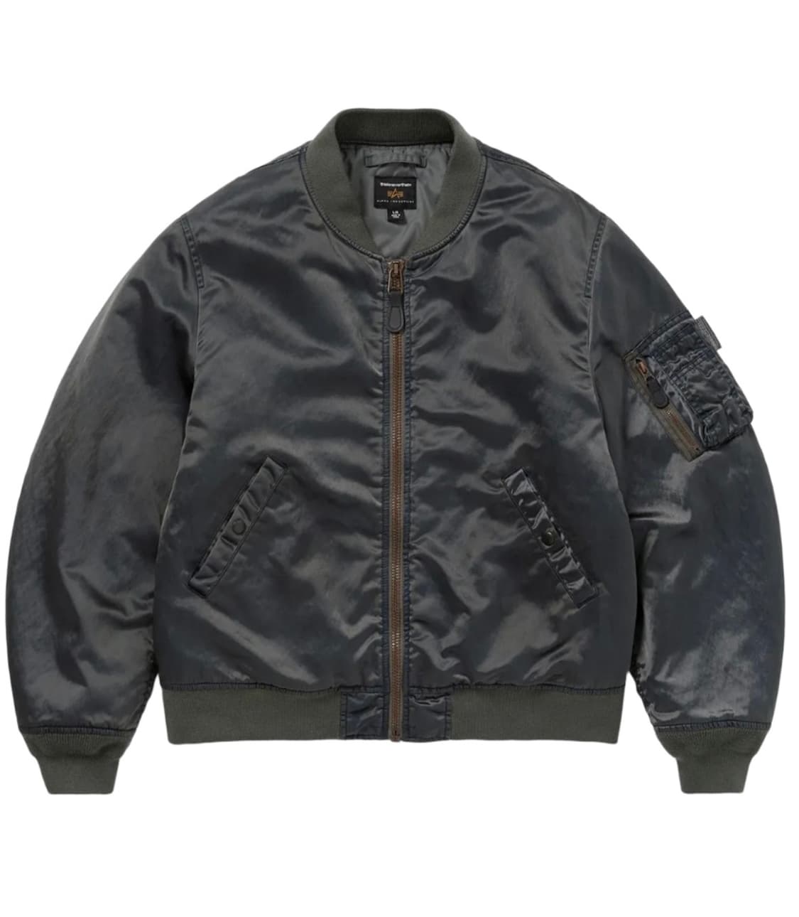 (25FW) 디스이즈네버댓 x 알파 인더스트리 MA-1 자켓 건메탈 상품이미지3