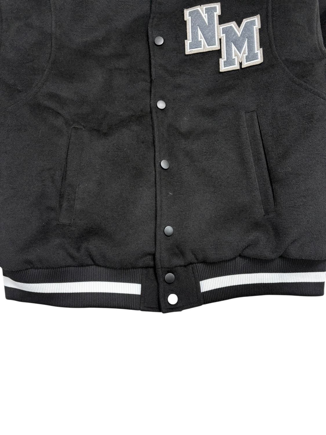 노매뉴얼 바시티 자켓 블랙 상품이미지6